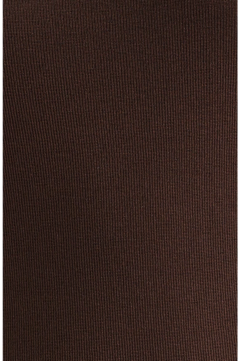 Scallop Trim Sleeveless Sweater, Alternate, color, DARK CHOCOLATE