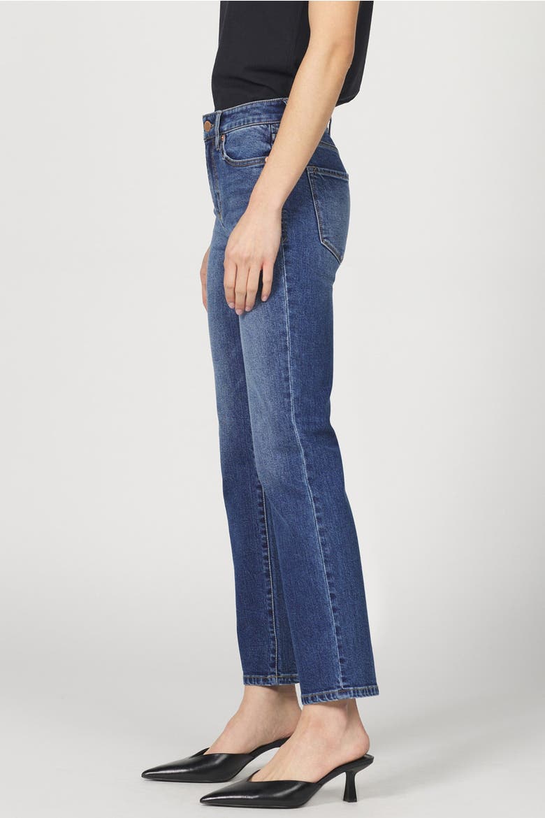 Anika Mid-Rise Ankle Straight Jeans, Alternate, color, Midtown