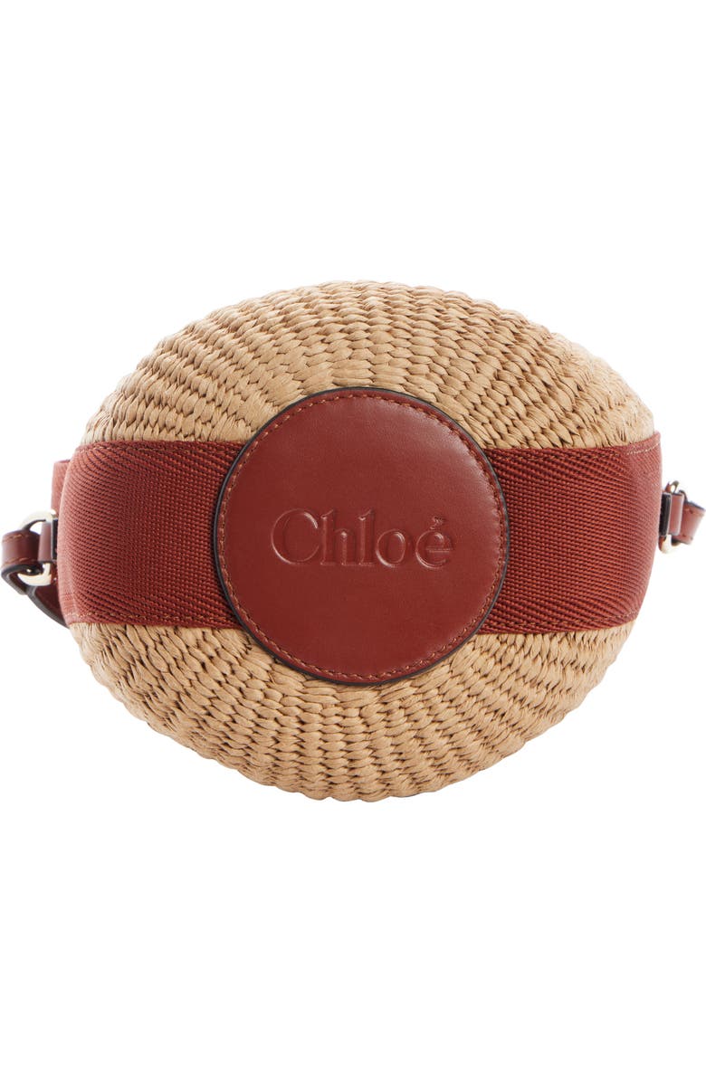 Chloé Small Horse Medal Basket Bag, Alternate, color,