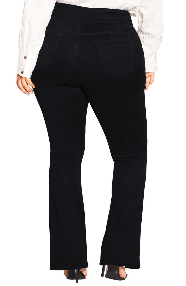 City Chic Harley Button Bootcut Jeans, Alternate, color,