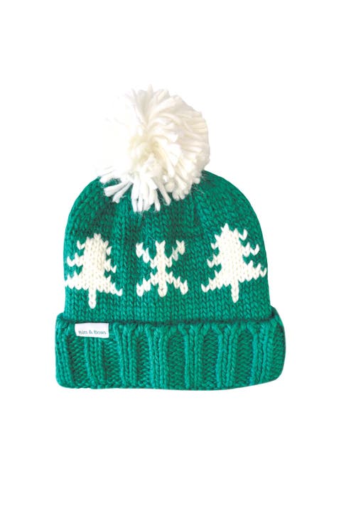 Evergreen Adult Knit Bobble Hat