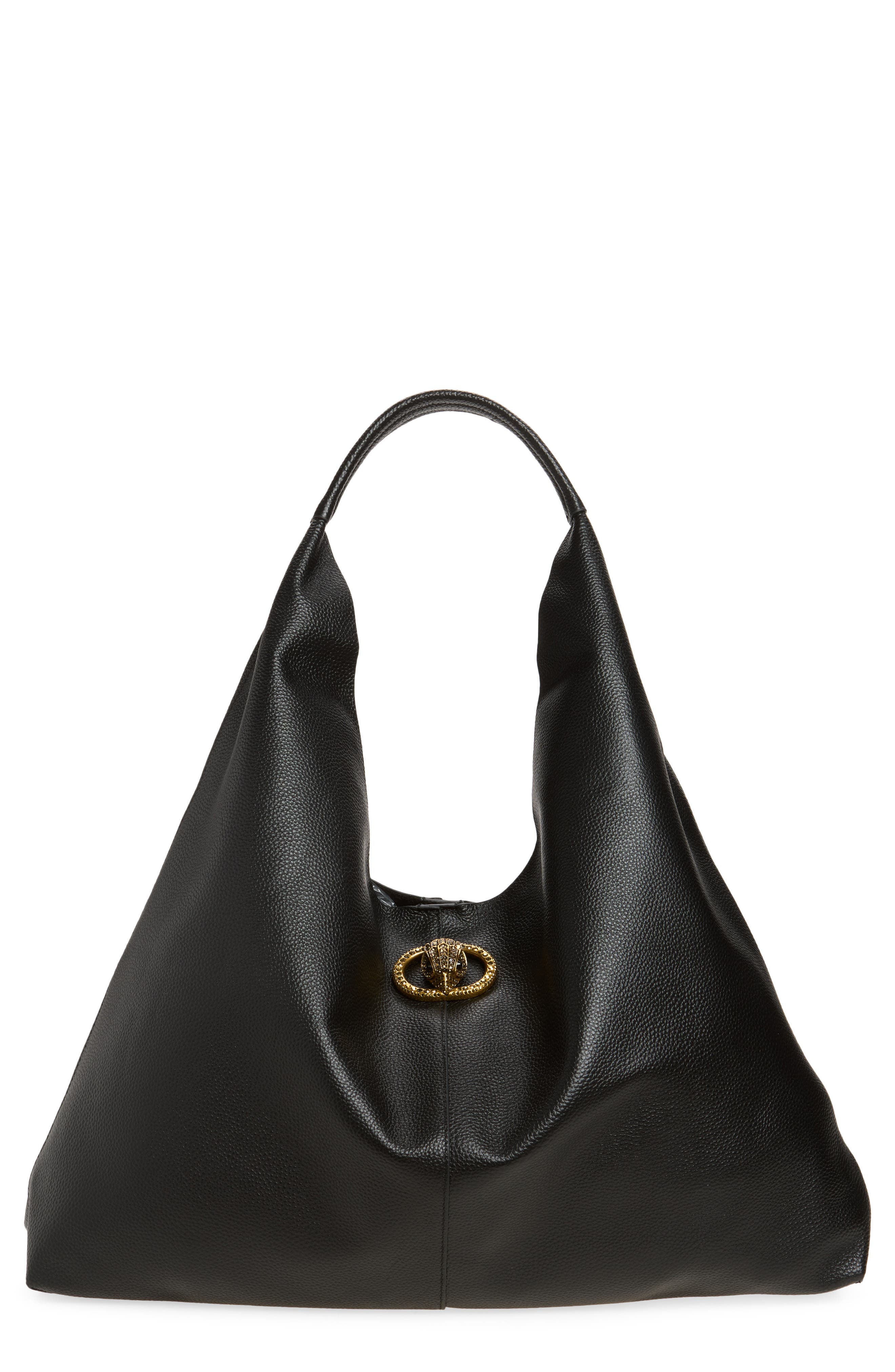 Kurt Geiger London Large Chelsea Slouch Hobo Bag, Main, color, Black
