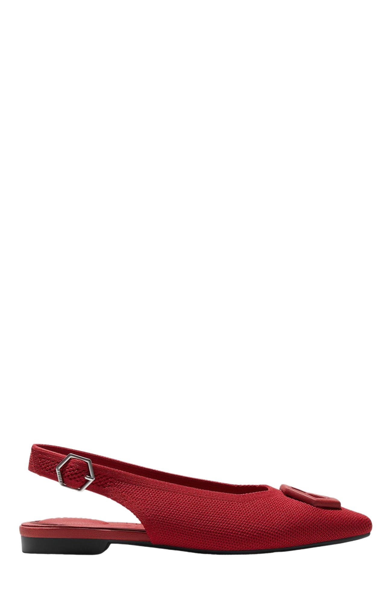 VIVAIA Mini Square-Toe Slingback Sandals, Alternate, color, Ruby  Red