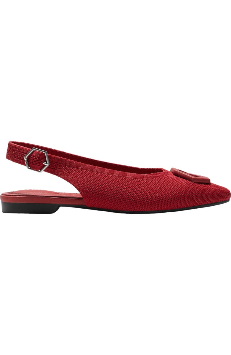 VIVAIA Mini Square-Toe Slingback Sandals, Alternate, color, Ruby Red