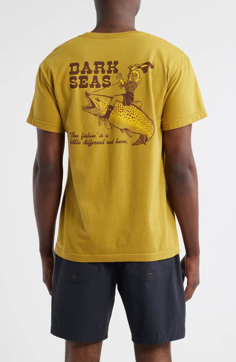 DARK SEAS A Little Different Logo Graphic T-Shirt, Alternate, color, Dried Tobacco