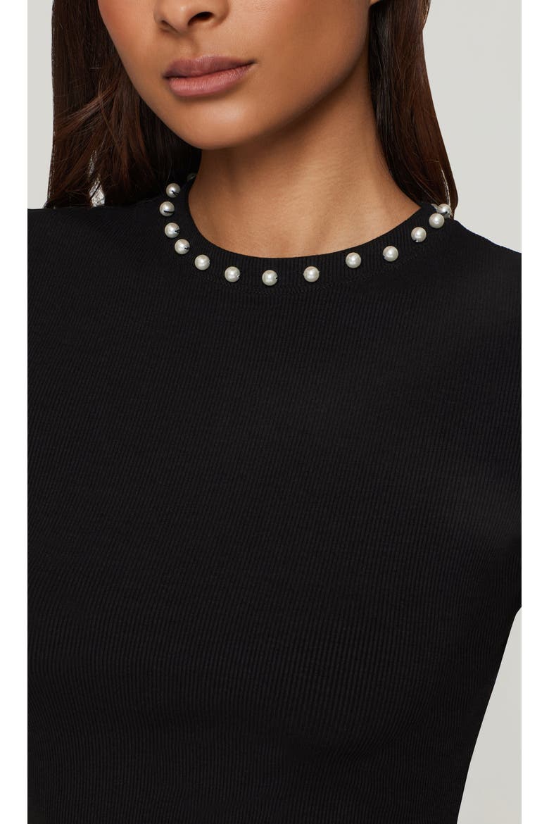 Tate Pearl Top, Alternate, color, Black