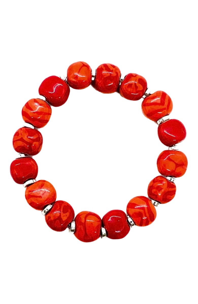 Kazuri Tsavo Collection - Drop the Beat Bracelet, Main, color, Multi