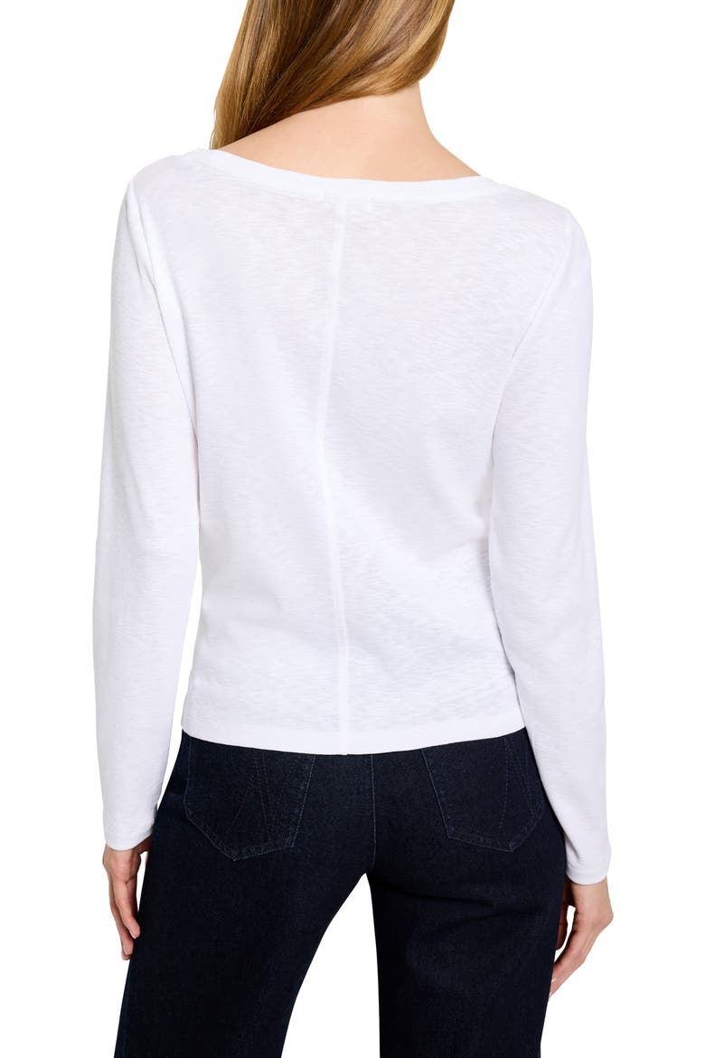 Cotton Blend T-Shirt, Alternate, color, PAPER WHITE
