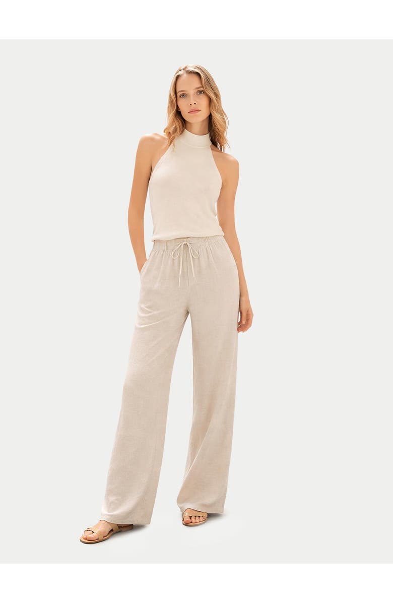 GOBI Mongolian Cashmere Cashmere Turtleneck Top, Alternate, color, Off White