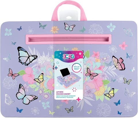 Butterfly Lap Desk Purple Pastels & Butterflies
