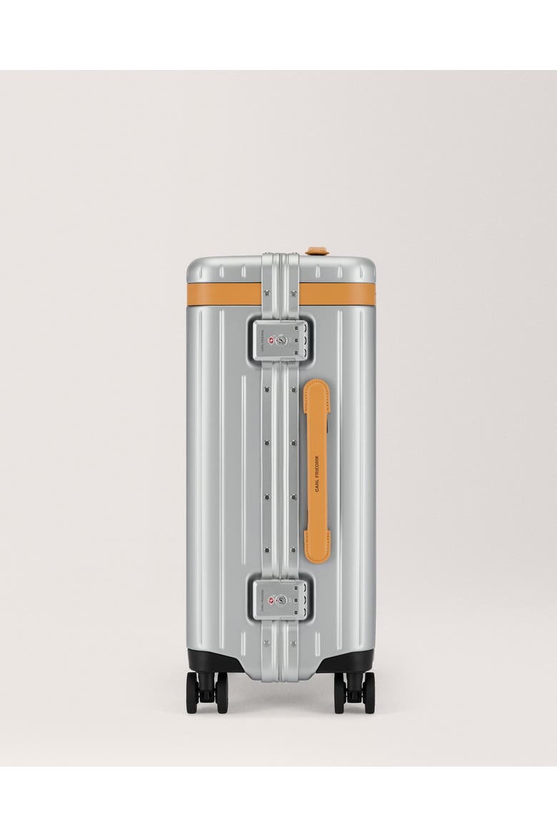 The Carry-on Suitcase, Alternate, color, Silver / Tan