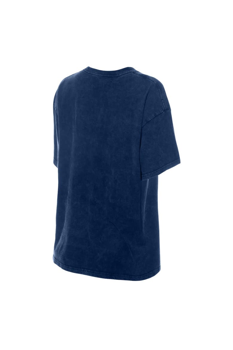 Women's New Era  Navy New York Yankees Mineral Wash Oversized T-Shirt, Alternate, color, Navy