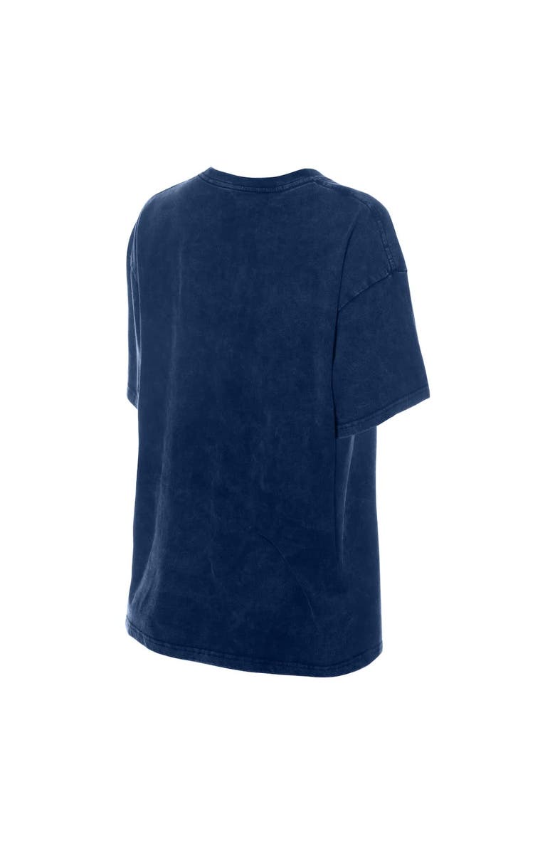 New Era Women's New Era  Navy New York Yankees Mineral Wash Oversized T-Shirt, Alternate, color, Navy