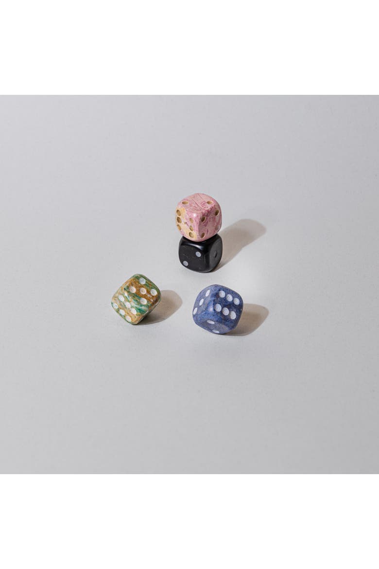 Giant Gemstone Dice - Set Of 2, Alternate, color, Pink and Black