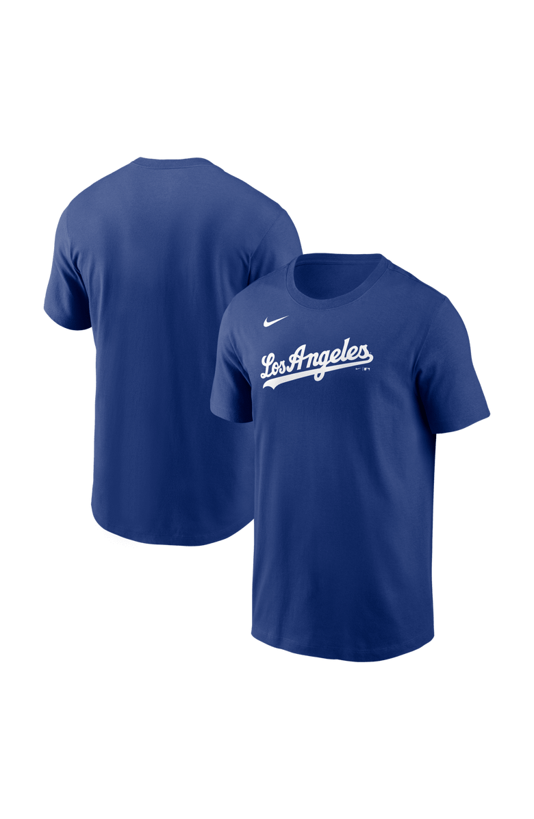 Nike Men's Nike  Royal Los Angeles Dodgers Alternate Wordmark T-Shirt, Main, color, Royal