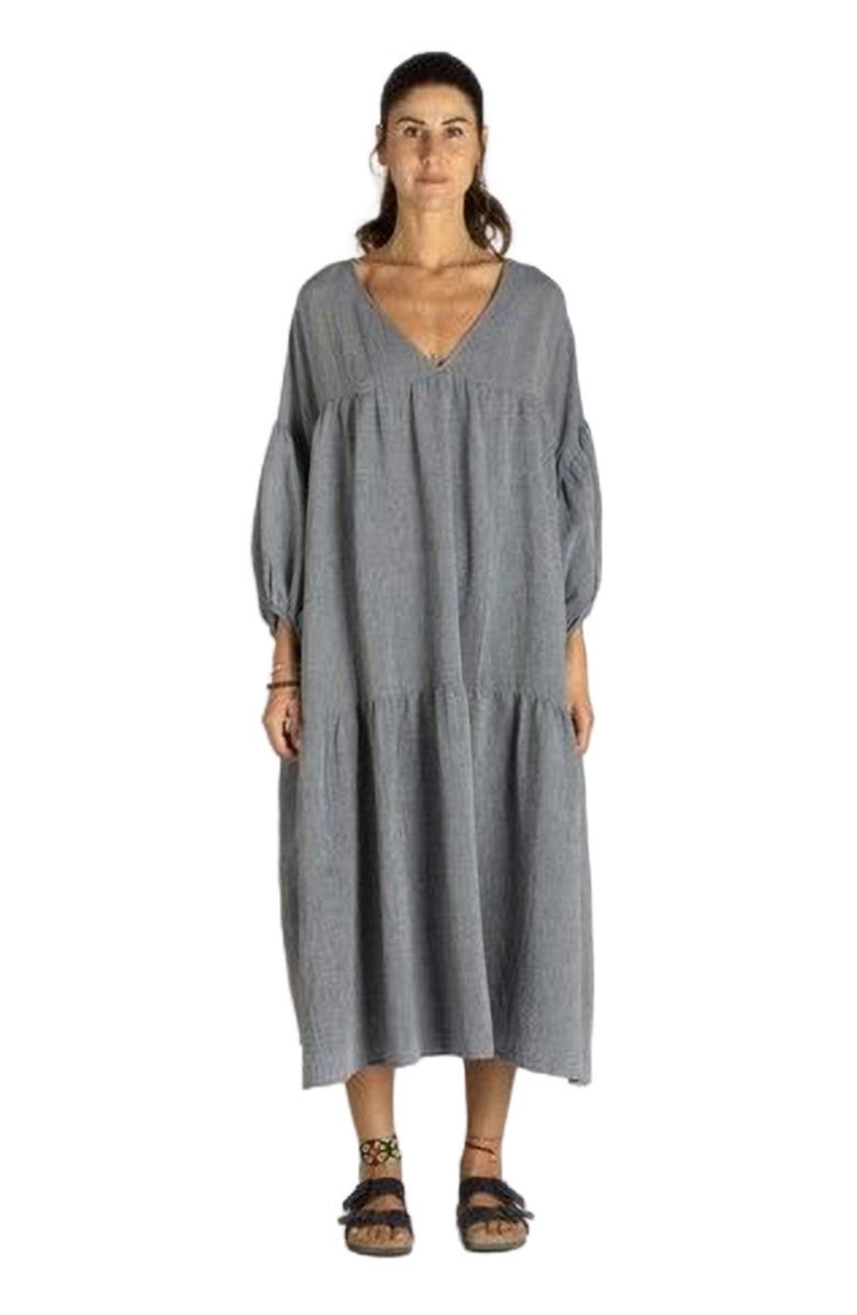 loom.ist Sile Fully-Pleated Dress, Alternate, color, Marine