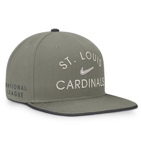 Men's Nike Olive St. Louis Cardinals Pro Dri-FIT Snapback Hat