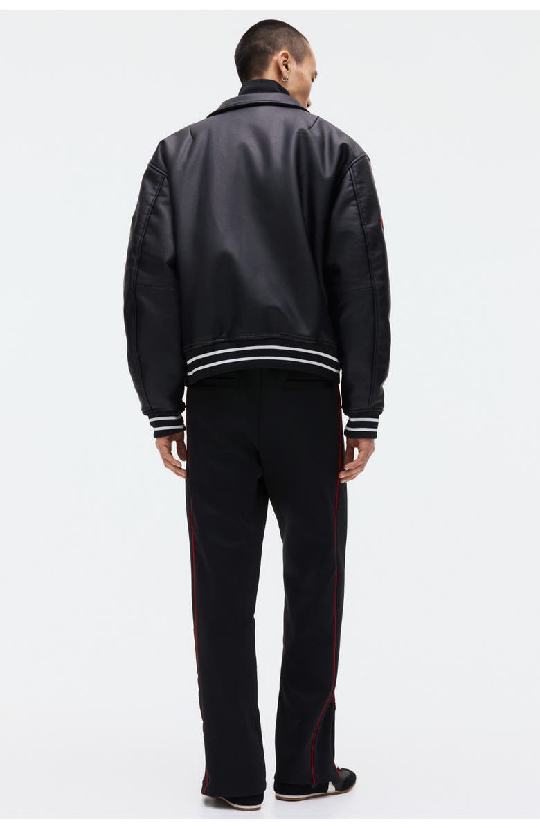 H&M Relaxed Fit Joggers, Alternate, color, Black/Honda