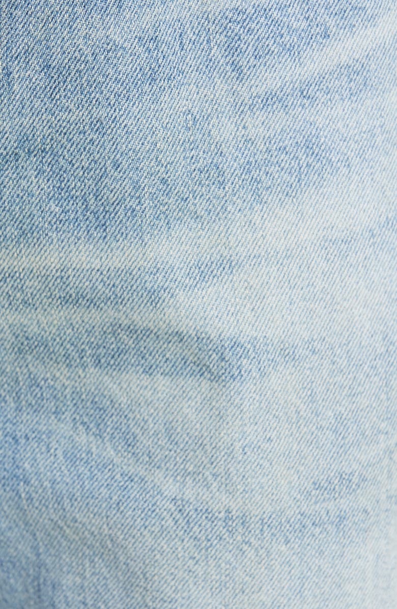 R13 Spiral Kick Ripped Bootcut Jeans, Alternate, color,