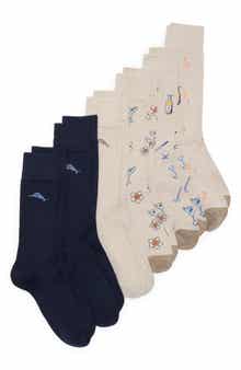 6-Pack Assorted Crew Socks
