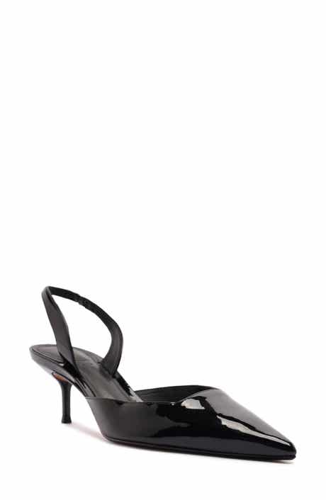 Schutz Paola Mid Slingback Pointed Toe Pump