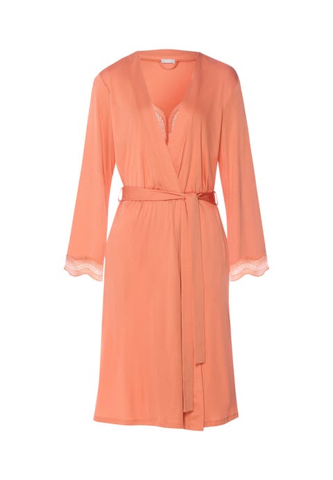 Cira Scalloped Lace Tencel Robe