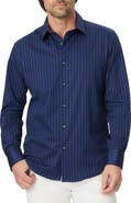 Robert Graham Quiet Glory Stretch Cotton Button-Up Shirt