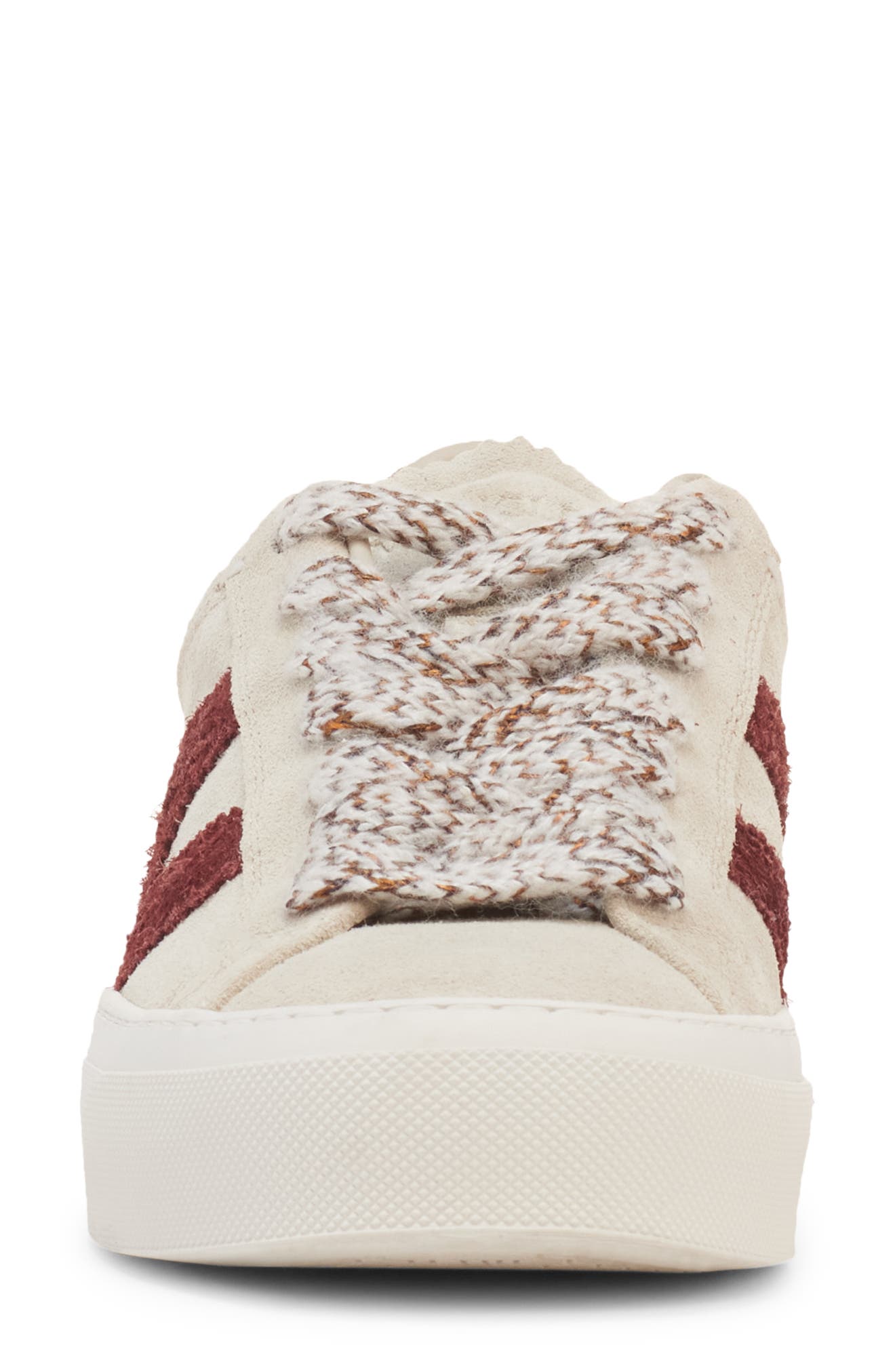 Moncler Monaco2 Suede Low Top Sneaker, Alternate, color, Oatmeal