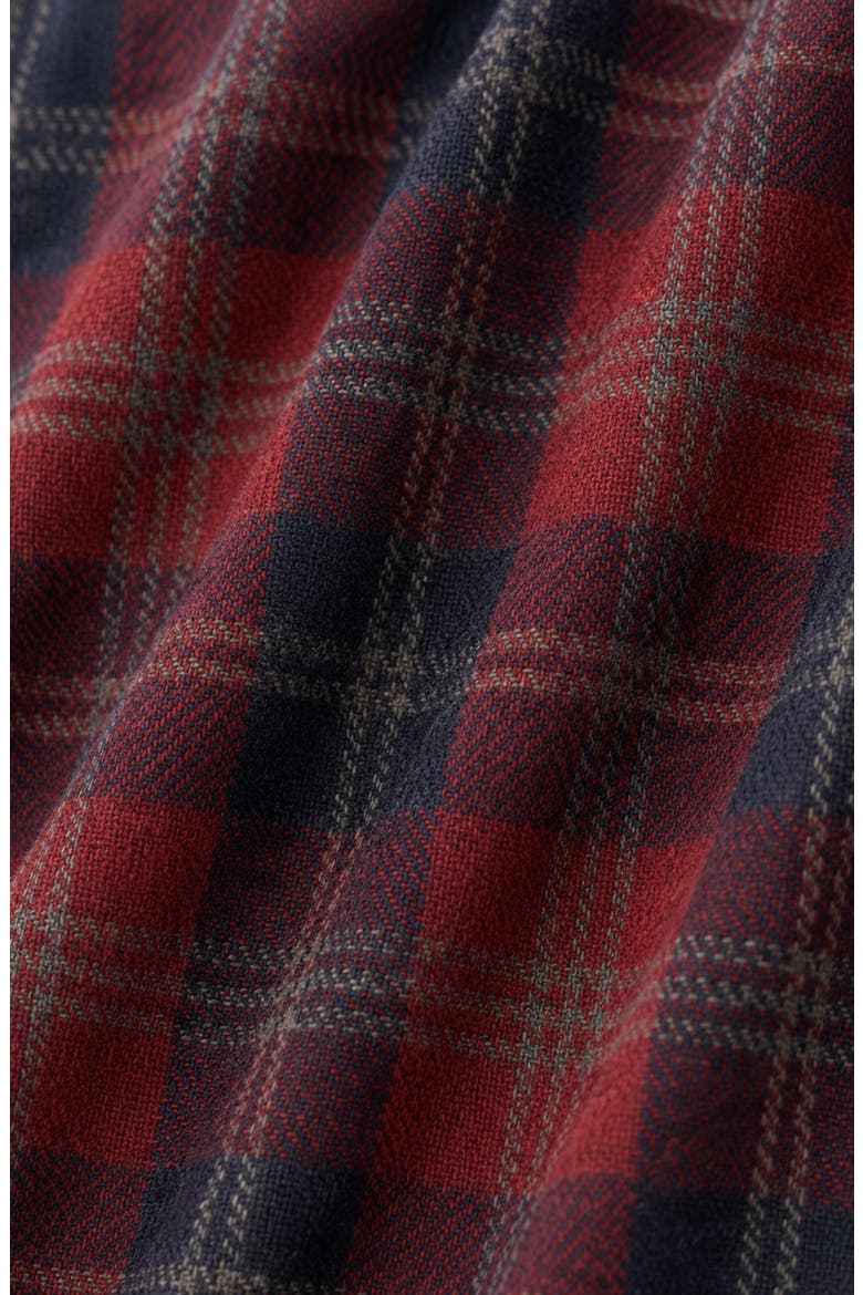 Stonecreek Plaid Overshirt, Alternate, color, BURGUNDY