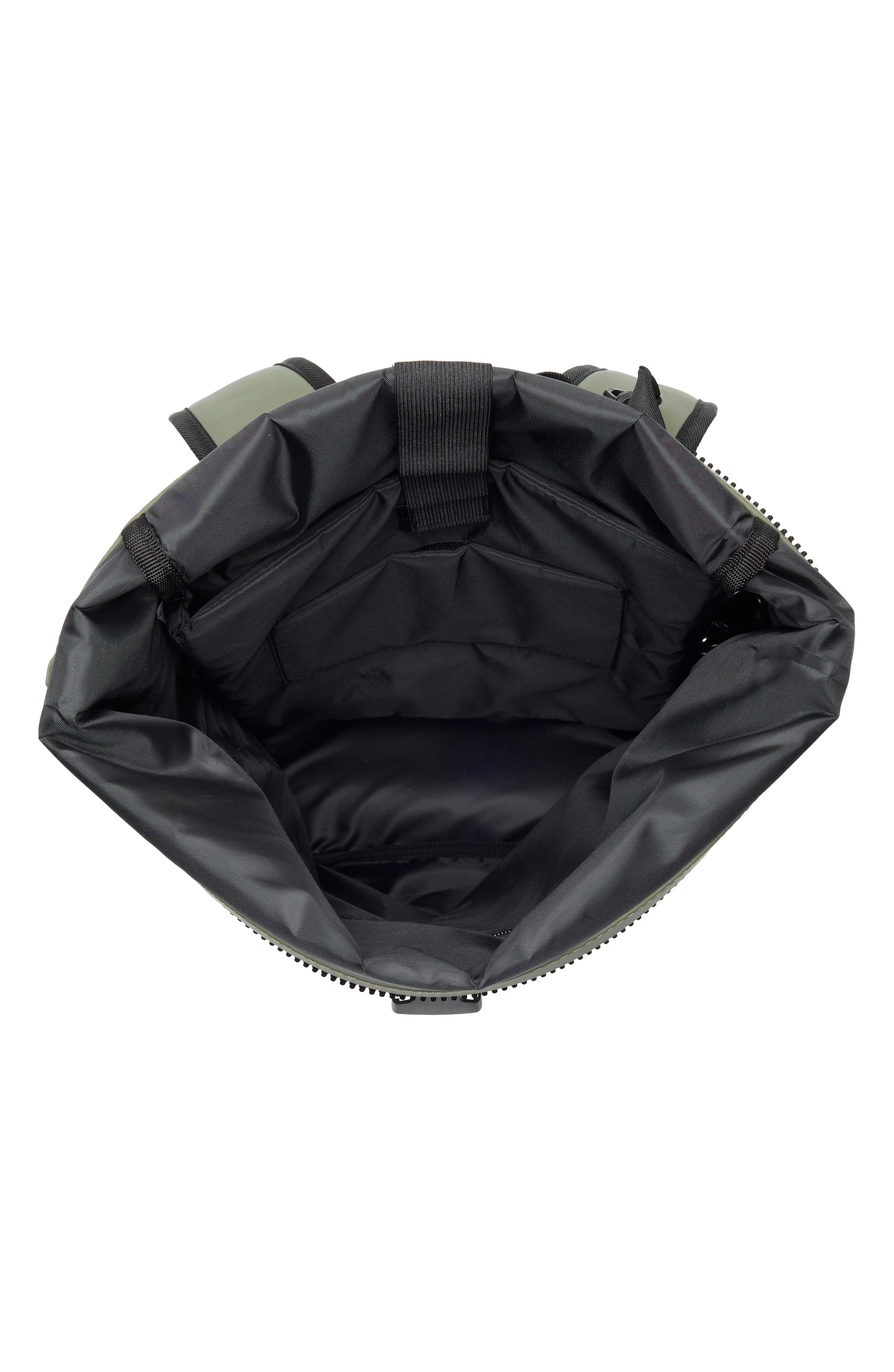Roll Top Backpack, Alternate, color, GREEN