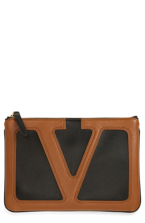 Medium Viva Superstar Leather Pouch