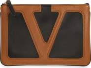 Valentino Garavani Medium Viva Superstar Leather Pouch