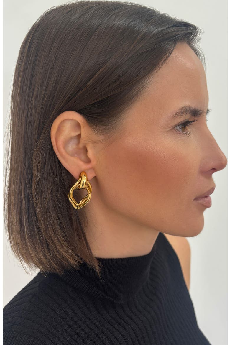 Marquis Drop Earrings, Alternate, color, GOLD