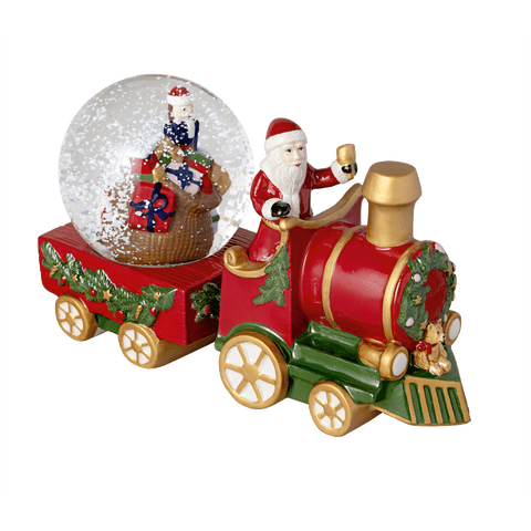 Christmas Toys Santa Train with Snow Globe