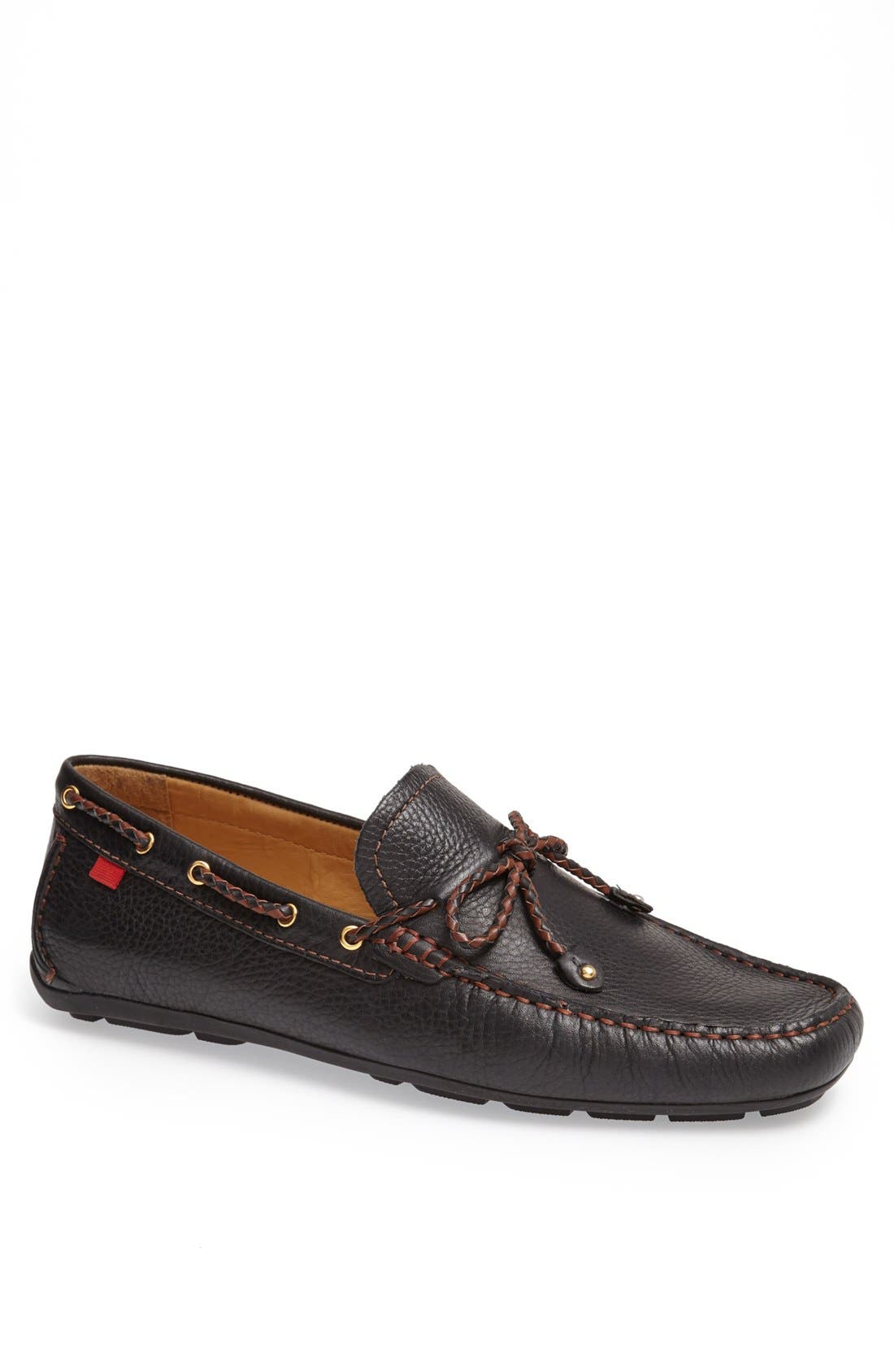 'Cypress Hill' Driving Shoe, Main, color, BLACK LEATHER