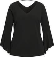 City Chic Bell Sleeve Top