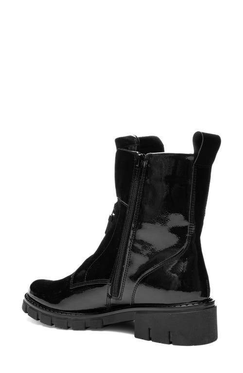 Ara Deon Leather Bootie In Black