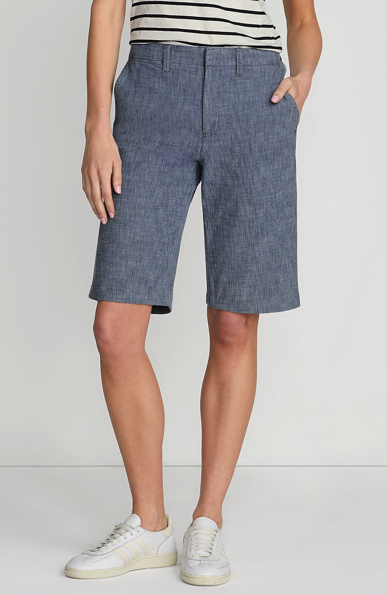 Elastic Back Classic 12" Chino Shorts - image 5
