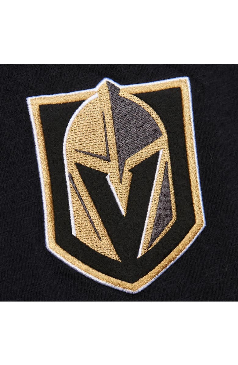 Mitchell & Ness Men's Mitchell & Ness  Black/Gold Vegas Golden Knights Legendary Slub Raglan Long Sleeve T-Shirt, Alternate, color, Black