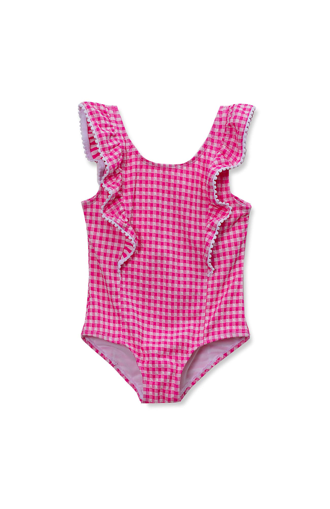 Pink/Textured Gingham