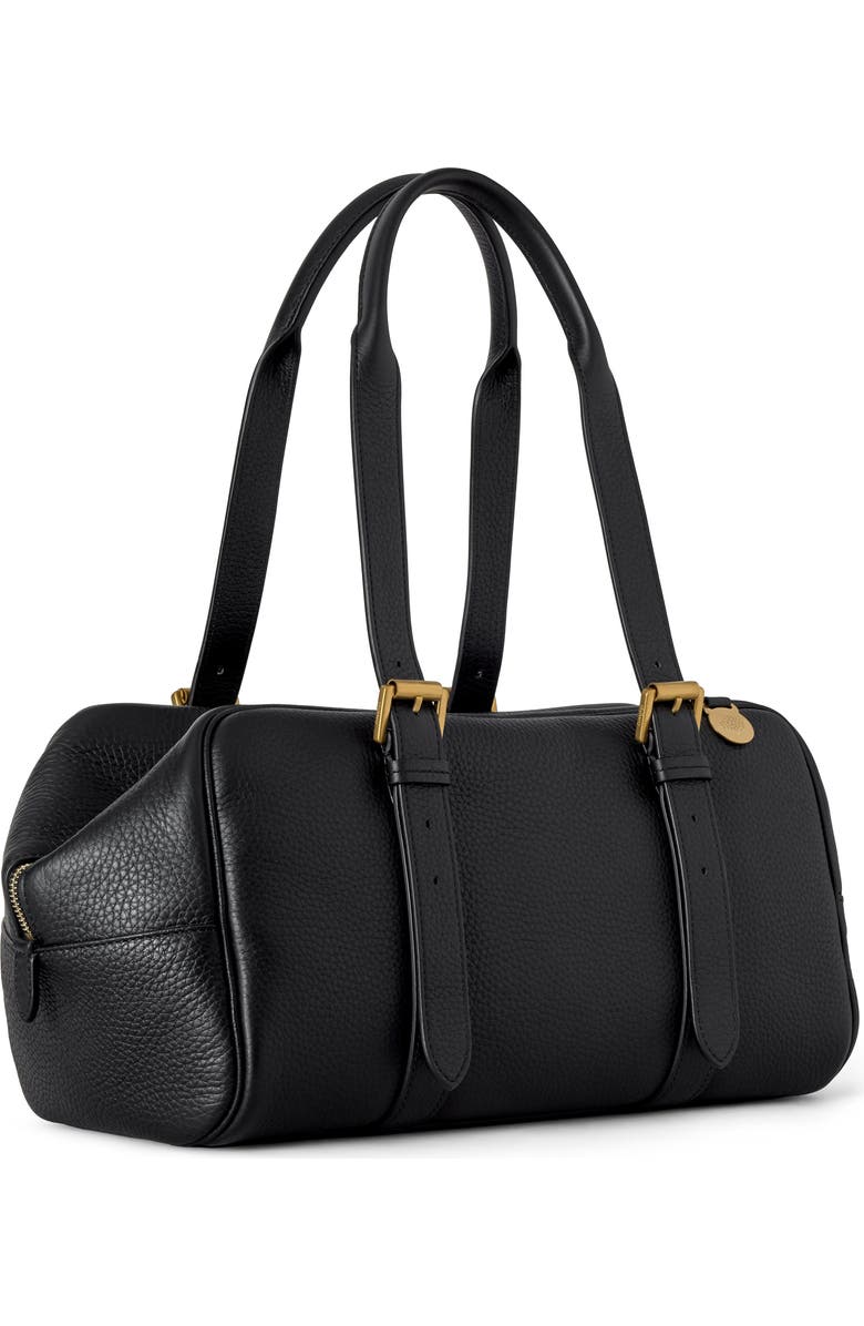 Mulberry Boston Heavy Grain Top Handle Bag, Alternate, color, Black