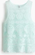 H&M Motif-detail Crochet-look Top