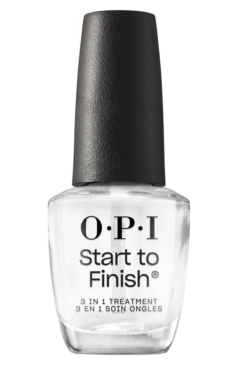 OPI Start to Finish<sup>™</sup> 3-in-1 Treatment Polish, Main, color, Clear