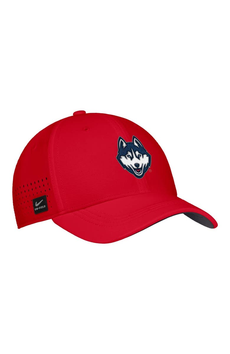 Nike Men's Nike Red UConn Huskies 2025 On-Field Performance Flex Hat, Main, color, Red