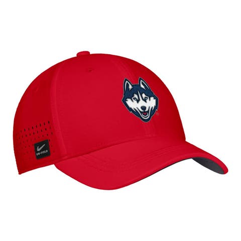 Men's Nike Red UConn Huskies 2025 On-Field Performance Flex Hat