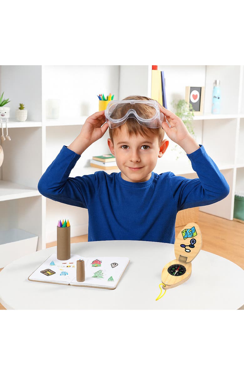 Stanley Jr. Wood Compass Kit, Alternate, color, Multi Color