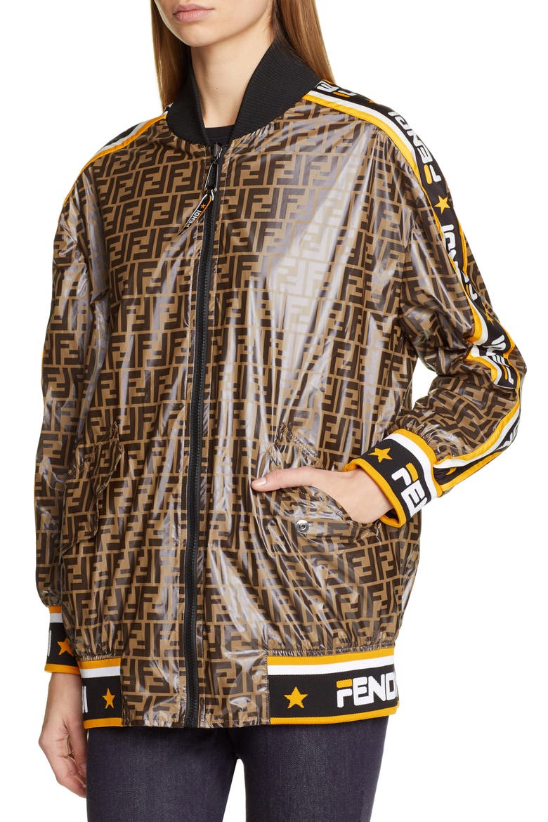 x FILA Mania Logo Reversible Bomber Jacket, Alternate, color, MULTI