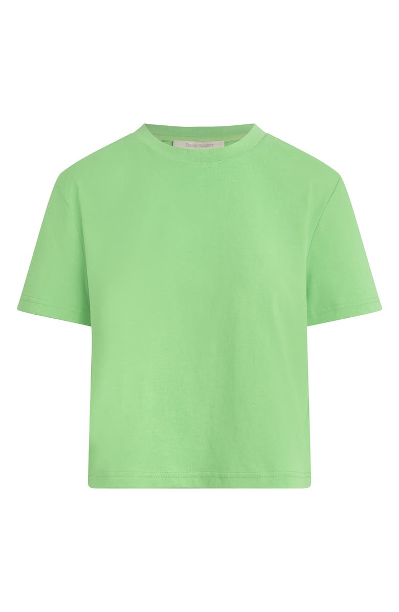 Favorite Daughter The Favorite Organic Cotton T-Shirt, Alternate, color, Kiwi