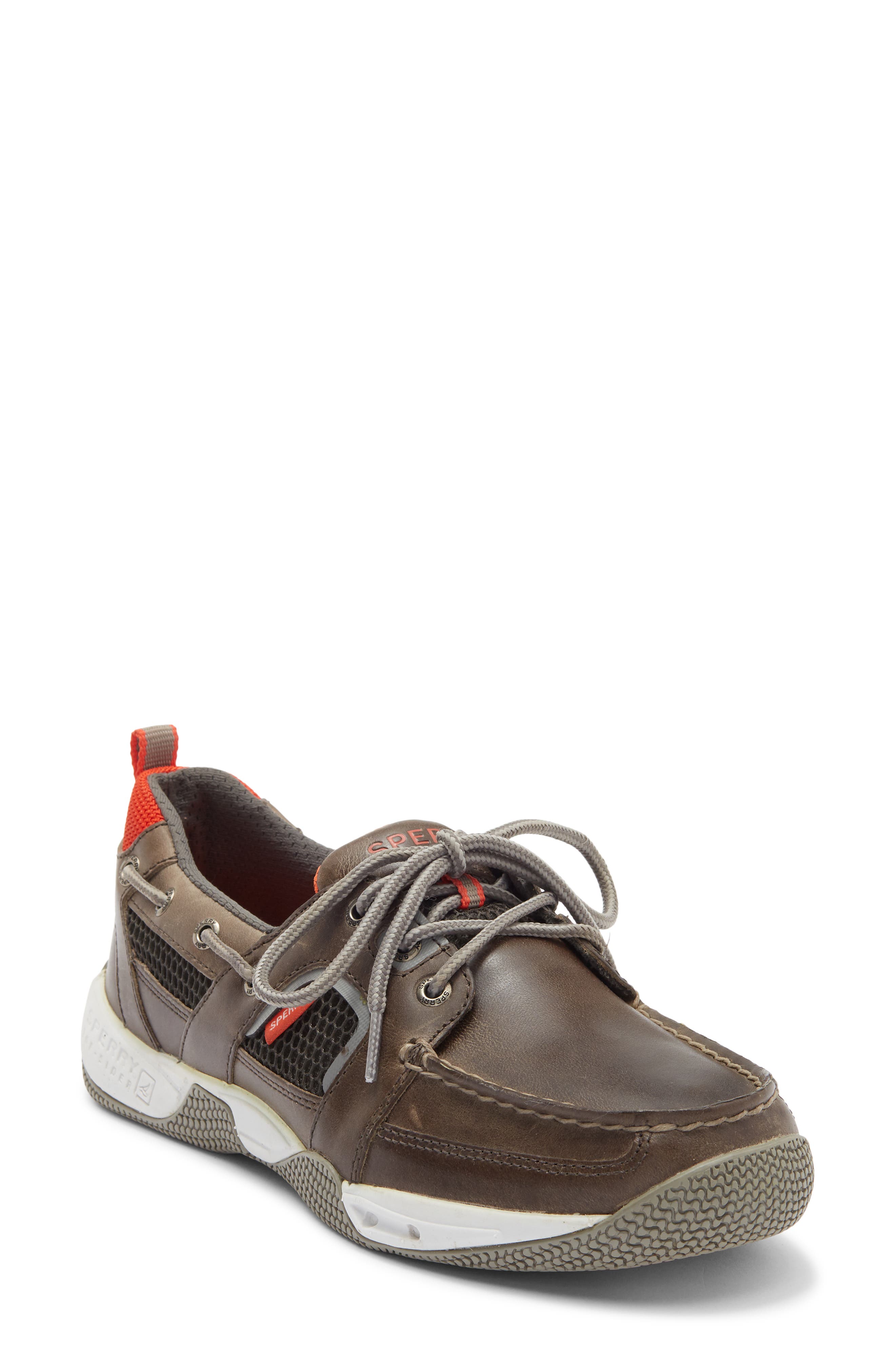 Sperry Sea Kite Boat Shoe, Main, color, Grey
