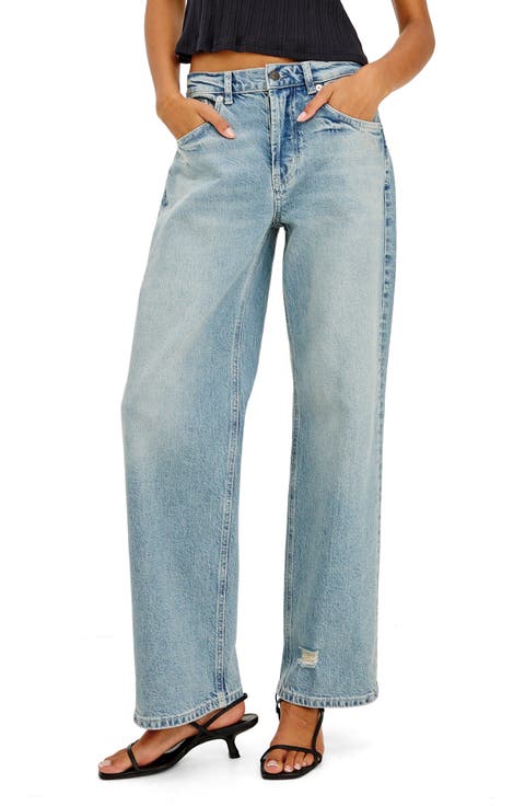 Del Mar High Waist Straight Leg Jeans